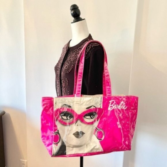Barbie Handbags - New Barbie David Dixon? tote bag hot pink vintage 1959 shopping bag